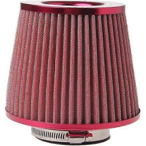 Filtre d'admission conique à mailles de 76 mm (6 pouces) à fixation par collier pour système d'admission d'air automobile (1/5)