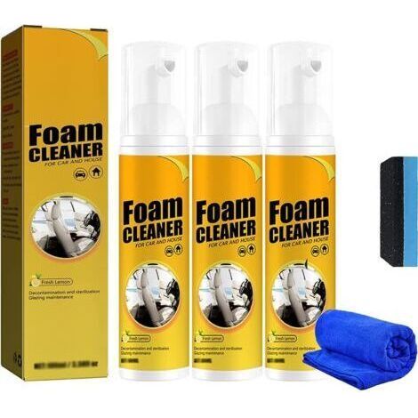Multifunctional Foaming Car Cleaner (100ML, 3pcs) (1/5)