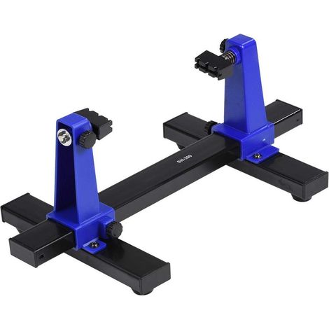Supporto per circuito stampato, morsetto per saldatura, per serraggio, riparazione, dissaldatura e rilavorazione, regolabile a 360°. Terza mano per riparazioni elettroniche, lavori di saldatura, creaz (1/4)