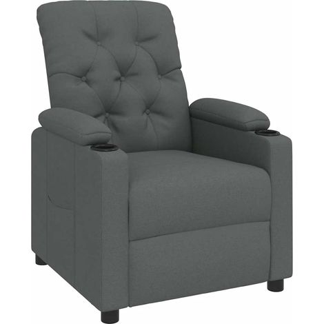 Maison Exclusive - Relaxsessel Dunkelgrau Stoff