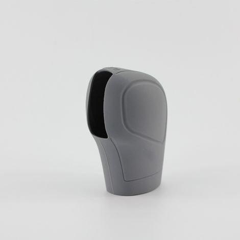 Confezione da due copri leva del cambio in silicone grigio, antiscivolo, morbidi, resistenti e comodi da indossare.