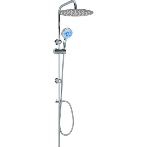 Dual Head Shower Set with Hand Shower Stainless Steel vidaXL (1/5)
