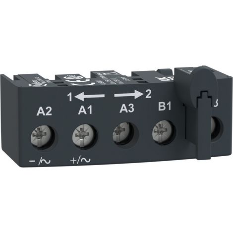 bornier de commande - pour départ moteur inverseur - tesys u - schneider electric lu9m1 (1/2)