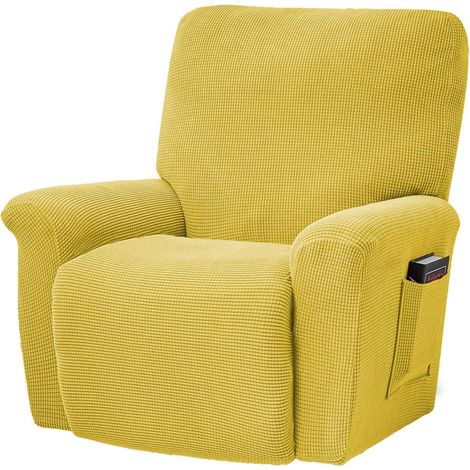 Housse de fauteuil jacquard, housse de fauteuil, housse extensible pour fauteuil inclinable, housse extensible pour fauteuil/méridienne TV (1/5)