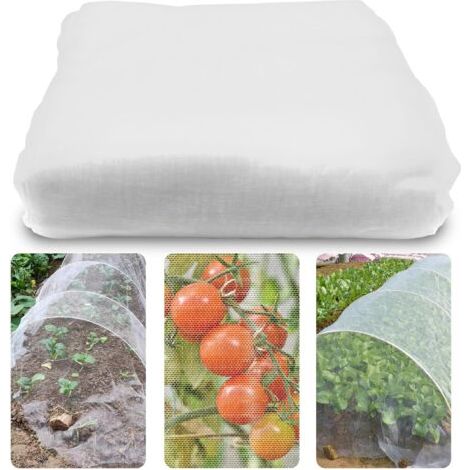QORVA-Filet de jardinage à mailles fines 3 x 10 m pour légumes, fleurs, fruits et plantes (3 x 10 m) (1/5)