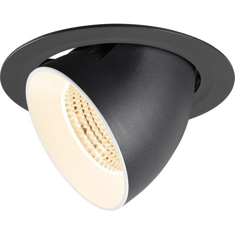 Encastré downlight NUMINOS® GIMBLE XL intérieur 2700 K 55° noir / blanc - SLV - 1009871