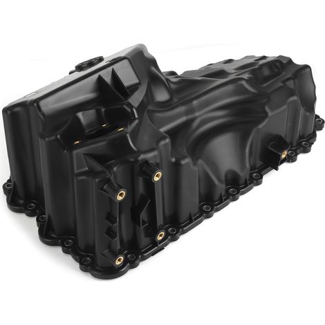 Carter d'huile moteur avec bouchon de vidange et jauge 11137618512. Convient aux modèles 218i, 228i, 328i, 320i, 428i et 528i. (1/5)