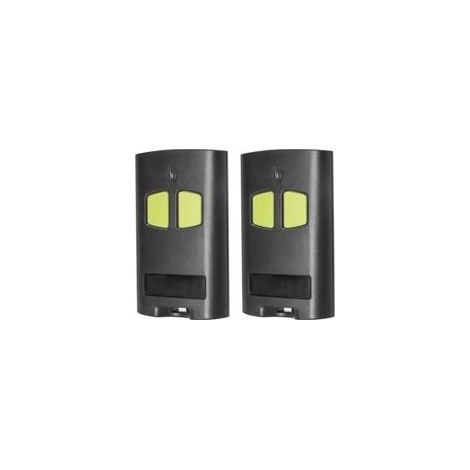 2 Pièces de Rechange Telecommande Portail TO.GO 2VA, 2 Canaux, 433.92 MHz, Compatible avec RSC2-433, TO.GO 2VA, TO.GO 4VA, Transmission à 128 et 68 bits