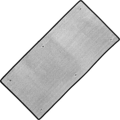 Film Isolant Thermique en Aluminium Xpe Protection Solaire Économie D'énergie Film Fenêtre Occultant Noir 6mm et pour Maison et Balcon (1/5)