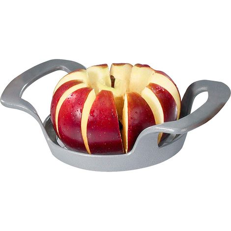 Tritatutto Westmark - Ideale per cucinare o preparare insalate con le mele. Tritatutto e tappetino per frutta in alluminio rivestito in lamiera d'acciaio inossidabile, colore argento. (1/5)