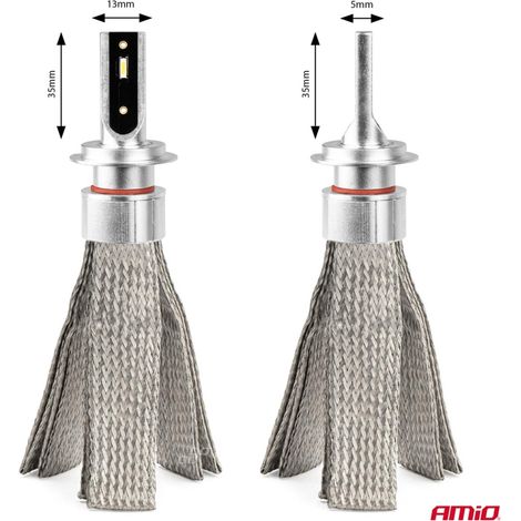 Ampoules LED pour voiture série Flex+ H7 12V 24V 6000K Canbus amio-03659 (1/5)
