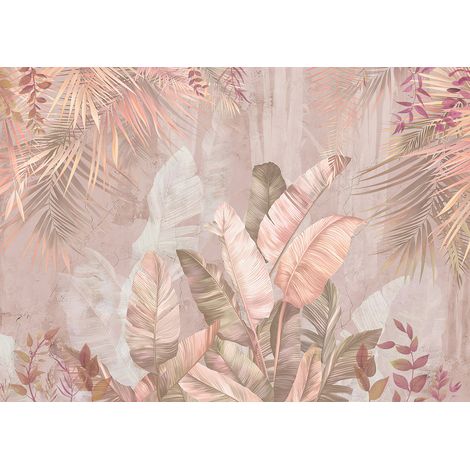 Papier peint panoramique Enfants - Plantes tropicales - 130 cm x 93 cm (1/2)