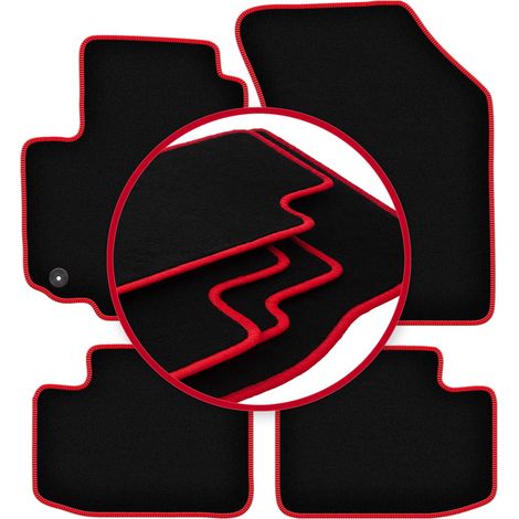 CARLUX-RED Autofußmatten für: Suzuki Swift IV Fließheck (2005-2010) (1/5)