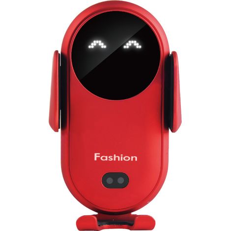 S11 Car Wireless Charging Clip Smart Infrared Sensor Phone Holder Charger Fast Charger -- S11 Red (1/3)