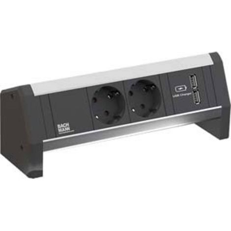 [NEUWERTIG] B-Ware Bachmann Desk Steckdosenleiste Mehrfachsteckdose Usb Stromversorgung
