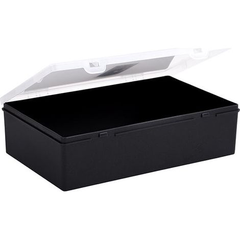 Wham Organiser Box 3.02 29cm Deep Recycled Black/Clear