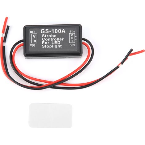 Contrôleur de flash stroboscopique à LED pour feux de freinage, accessoire de voiture avec protection IP65 pour véhicules à moteur (1/5)