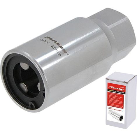 Neilsen 20mm Stud Extractor Remover Socket 3/4' Drive Broken Studs Tool