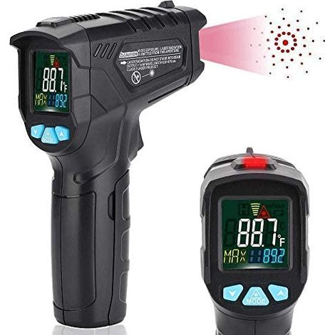 Pistolet température infrarouge – sans contact -581022°F – cuisine / BBQ / industriel / auto – rétro-éclairage LCD (1/5)