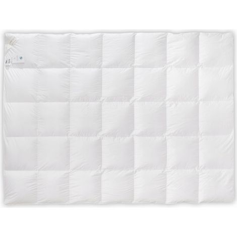 Couette DUVET D'OIE 70% 155x200 Basic Plus 1500g PREMIUM blanc (1/5)