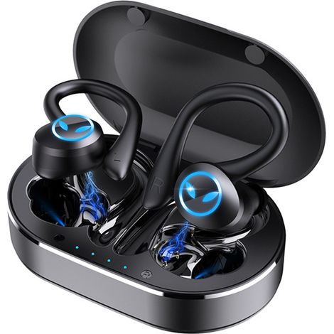 1 paire d'écouteurs sans fil Bluetooth pour jeux d'esports, réduction du bruit et endurance (1/4)