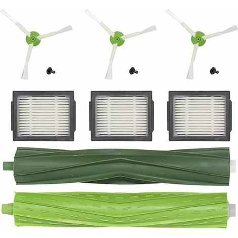 Pièces de rechange pour aspirateur iRobot Roomba I6 I7 I3 I4 I8 E5 E6 : filtre pour Roomba I3+ I7+ I8+ J7 J7+ Plus, accessoires pour filtre Roomba, brosse latérale (1/5)