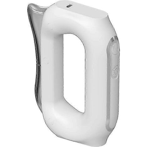 Lame de massage électrique pour les muscles, couteau gua sha chauffant et relaxant pour le fascia, outil de massage pour soulager les douleurs musculaires. Blanc. (1/5)