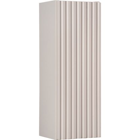 Meuble haut de salle de bain suspendue NOVA cachemire 20 x 57 cm (1/5)