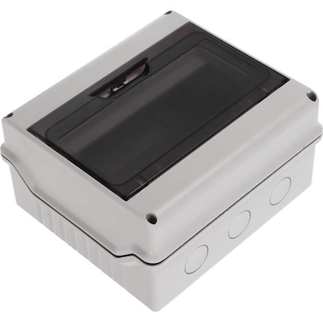 Boîte de Distribution Électrique Extérieure Étanche avec Couvercle Transparent pour Installation Solaire et Domestique Circuits Panneau Électrique Sécurisé pour Raccordement Rv et (1/5)