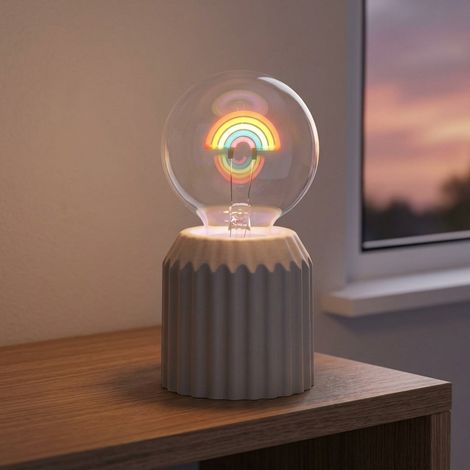 Vibrant Rainbow Neon Effect LED Lamp (1/2)