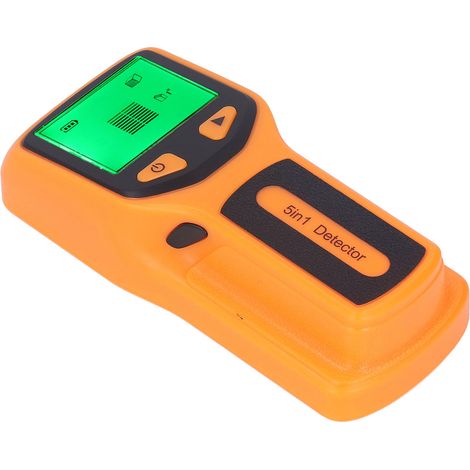 Détecteur de montants métalliques 5 en 1 : capteur intelligent sensible, écran LCD HD, alarme sonore, pour le centre et le bord du bois et du métal. (1/5)