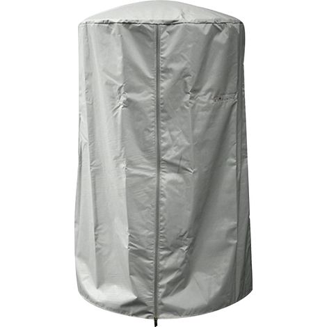 Housse pour chauffage de terrasse, cheminée de cour, imperméable, résistante aux UV, anti-poussière, grise (1/5)