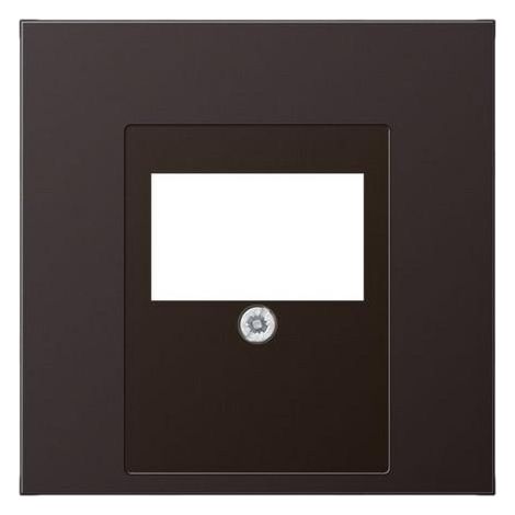 Jung Couvercle pour boîtiers de raccordement TAE, 1x, aluminium laqué, série LS, dark AL 2969 T D