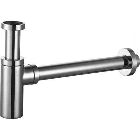 BERNSTEIN - Siphon lavabo en laiton chromé brillant 1924