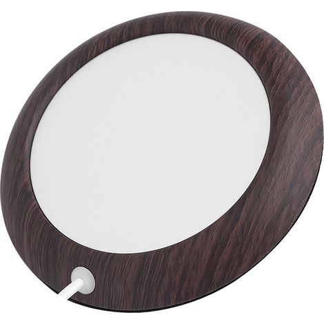 USB-Tassenwärmer, Untersetzer für Getränkebecher, Tee- und Kaffeetassen, dunkle Holzmaserung (1/5)