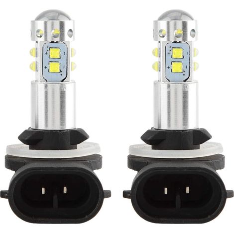 Lot de 2 ampoules LED pour feux de brouillard de voiture, 12-24 V 50 W, super lumineuses, feux de jour + feux de brouillard 898, + ampoule LED 881 + ampoule 896 + 886 (1/5)