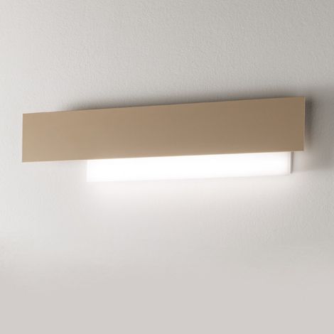 Applique Doha A/G 20W Led 1688Lm 3000K Taupe - Applique D'Intérieur En Aluminium Et Méthacrylate Bisatin - Gealuce (1/5)