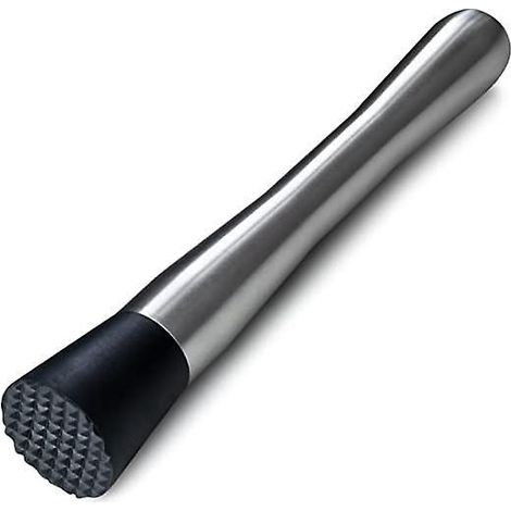 pilon En Acier Inoxydable Pour Cocktail, Cocktails Muddler - Presse-citron Vert - Pilon Barbe - Pilon Cocktail - Agitateur Main - Presse-citron (1/5)