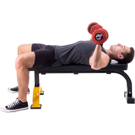 Trainingsbank, verstellbar, klappbar, Heim-Fitnessstudio