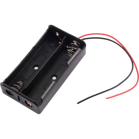 Aufbewahrungsbox für 18650-Akkus mit Kabeln – Batteriehalter aus Kunststoff (1/5)