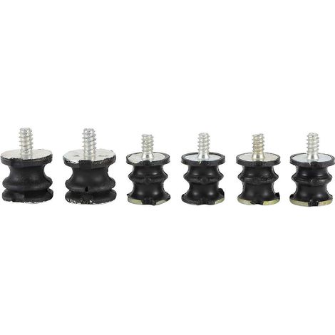 Kit de 6 silentblocs de rechange pour tronçonneuses Husqvarna 268, 272, 61 et 266 (1/5)