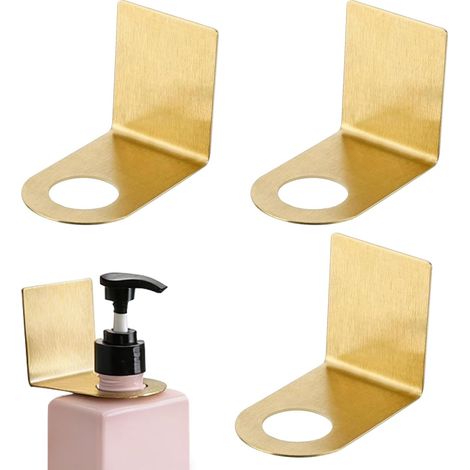 Porte-shampoing 3 pièce en acier inoxydable (1/5)