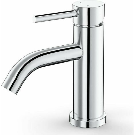 Robinet mélangeur de lavabo en acier inoxydable 304 Finition chromée Installation facile Commande à une poignée Résistant à la corrosion
