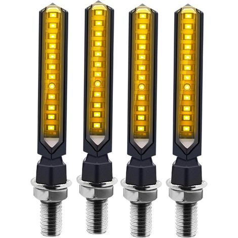4 Pièces Feux Clignotants Pour Moto à Led Jaune Lot D'ampoules Feu Stop Position Latérale (1/5)