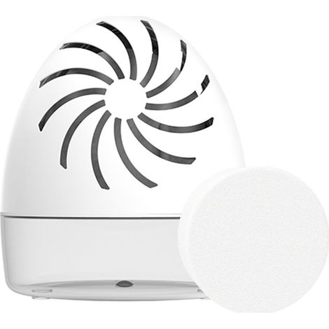 Absorbeur d'humidité pour pièces jusqu'à 20 m2, déshumidificateur d'air anti-odeur et anti-moisissure (blanc) (1/5)
