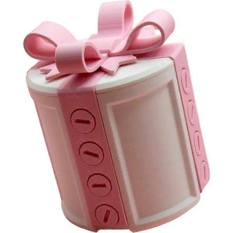 Coffret cadeau rose avec nœud pour anniversaires, fêtes, Noël, Saint-Valentin, toutes occasions, cadeau pour votre copine (1/5)