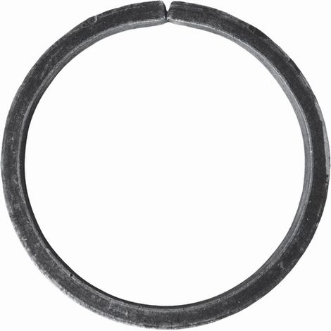 Cercle non soudé - Diamètre 110mm fer plat de 12x6mm - Fer forgé - À souder - DECO FER FORGE