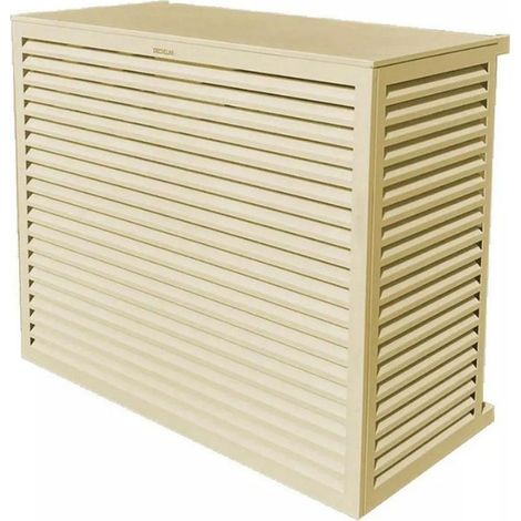 DECOCLIM - Cache unité extérieure en aluminium ivoire clair taille XL - 23AXL1015