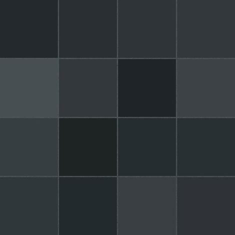 Carrelage effet Zellige Gris Anthracite 12,3x12,3x0,87 cm Cubriel - Sol et mur intérieur (vendu par carton de 0,51 m²) - RO'MA CARRELAGE