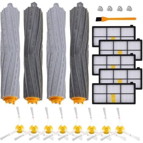 Accessoires iRobot pour 960, 980, 895, 880, 870, 871 etc., Kit de pièces de rechange pour brosses des aspirateurs iRobot Roomba séries 800/900 (5+8+4) (1/5)